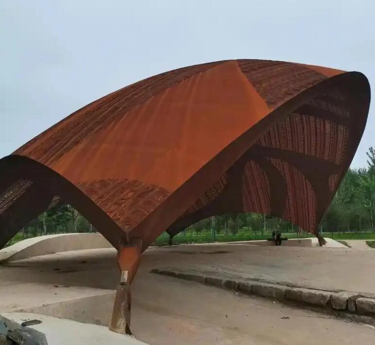 云溪耐候钢板精神堡垒